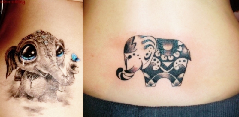 10 CUTE ELEPHANT TATTOOS ~ Everything About Tattoos