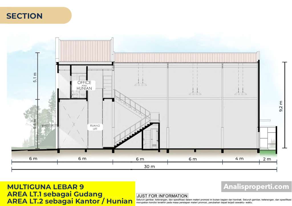 Sideview Bizpark PIK2 Multiguna Badan Lebar 9