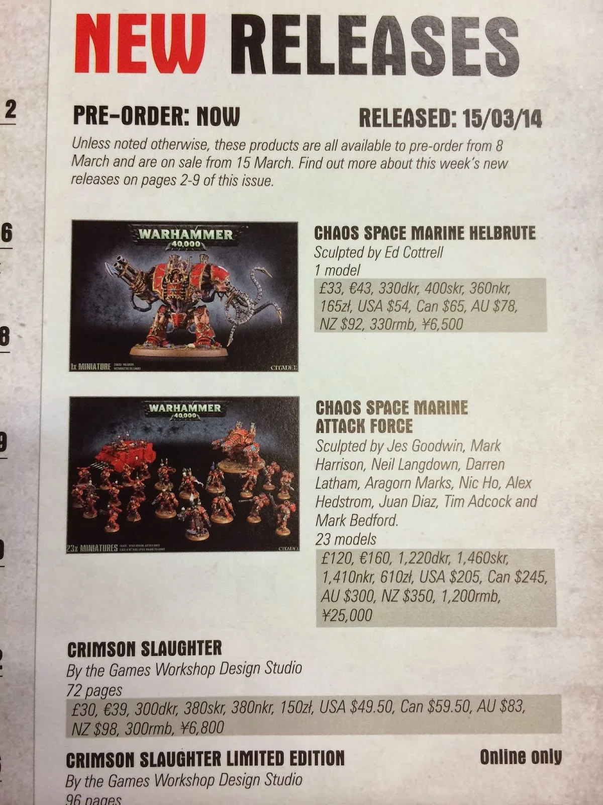 Wargames: más imágenes del nuevo Hellbrute / Bruto del Caos [Warhammer 40K].