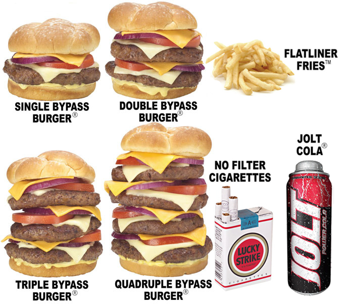 heart attack pictures. heart attack grill locations.