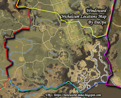 Windsward orichalcum node locations map