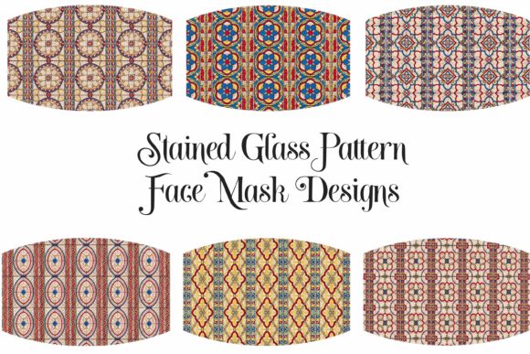 Face Mask Stained Glass Design