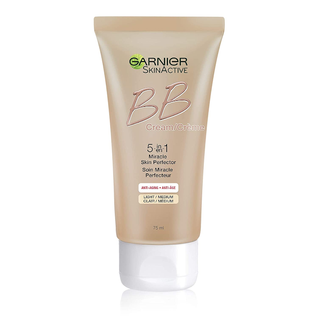 best makeup BB cream in usa on amazon: Garnier Skin Active BB Cream Anti-Aging Face Moisturizer