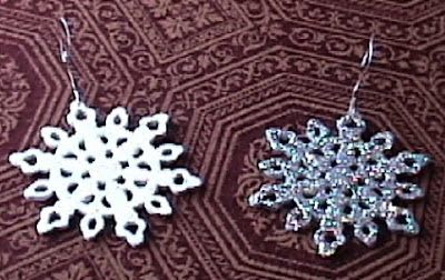 Glitter Snowflake Ornaments 1