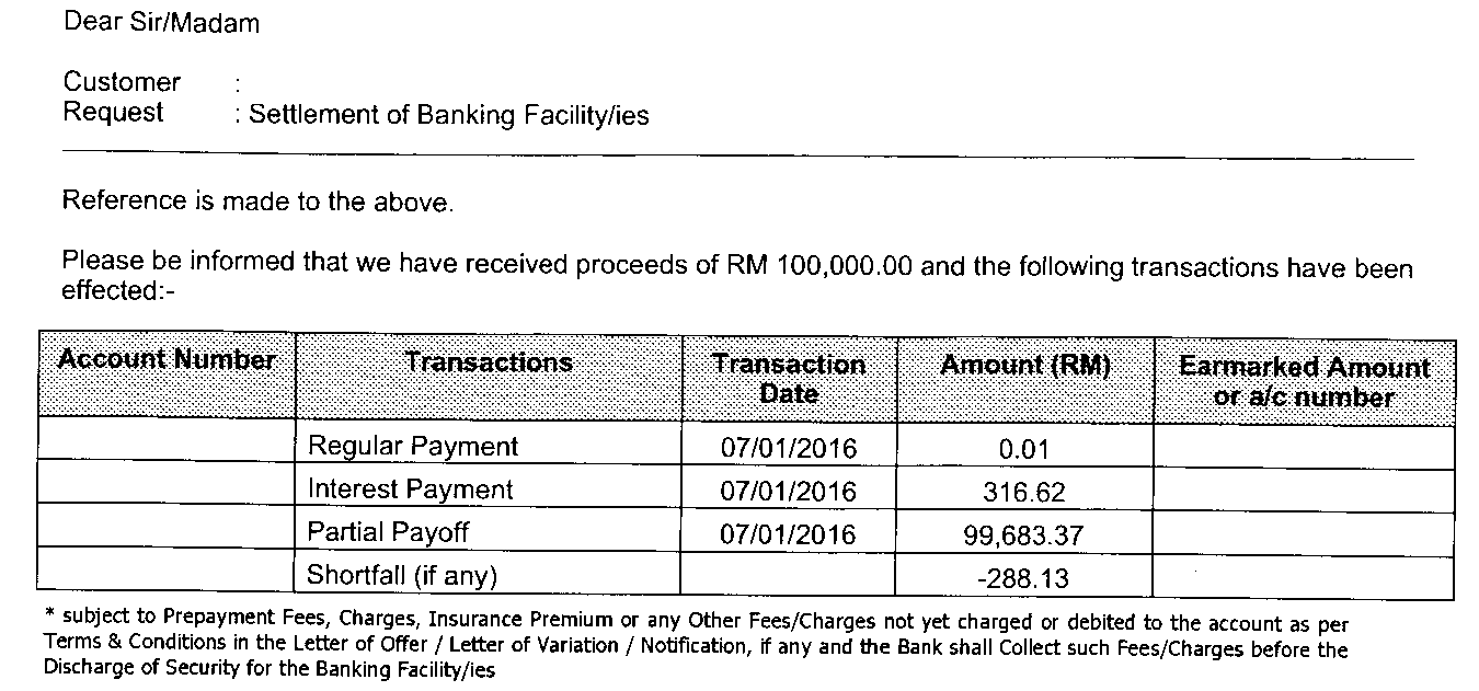 Terminate Loan ASB by Easy RHB and MAYBANK 2016 ~ PELANGI 