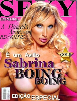 Essa deveria ter sido a capa da revista sexy de Sabrina Boing Boingbem 