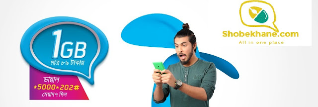 Grameenphone Hot Offer 1GB 89 Tk Only.