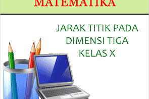 Materi Matematika SMA Kelas X : Jarak Titik di Dimensi Tiga