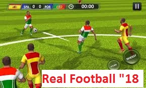  which all fans histrion has been waiting for is concluding released for download HOW TO DOWNLOAD,INSTALL  AND PLAY LATEST REAL FOOTBALL 2018 APK + MOD & JAR FILES