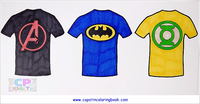 T-Shirt Coloring Pages