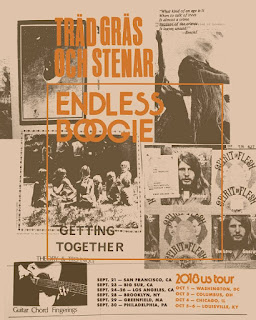 Träd, Gräs och Stenar “29 September 2018, Greenfield, MA” Endless Boogie tour (bootleg) Swedish Psych Rock