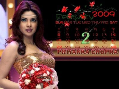 Priyanka Chopra Calendar 2009