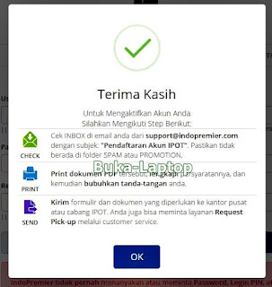 Proses Pendaftaran Terbaru Sekuritas IndoPremier IPOT