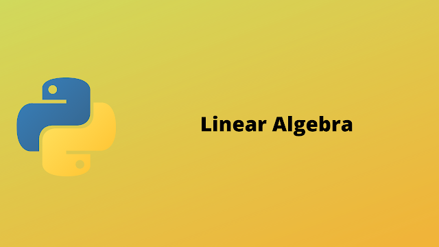 HackerRank Linear Algebra solution in python