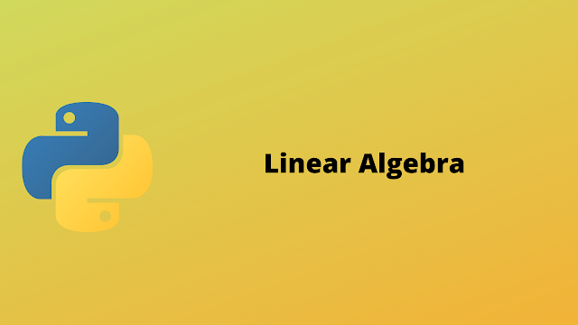 HackerRank Linear Algebra problem solution in python