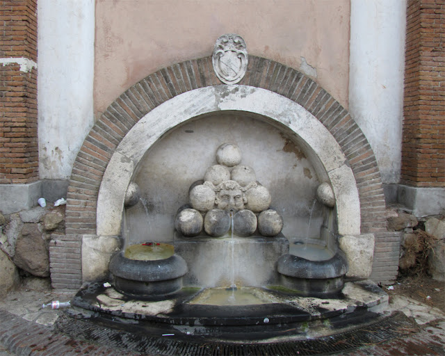 Fountain of the Cannonballs, Via di Porta Castello, Rione Borgo, Rome