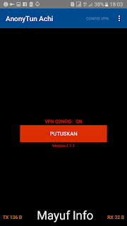 Cara Menggunakan Aplikasi AnonyTun Internet Gratis Tanpa SSH Android Terbaru