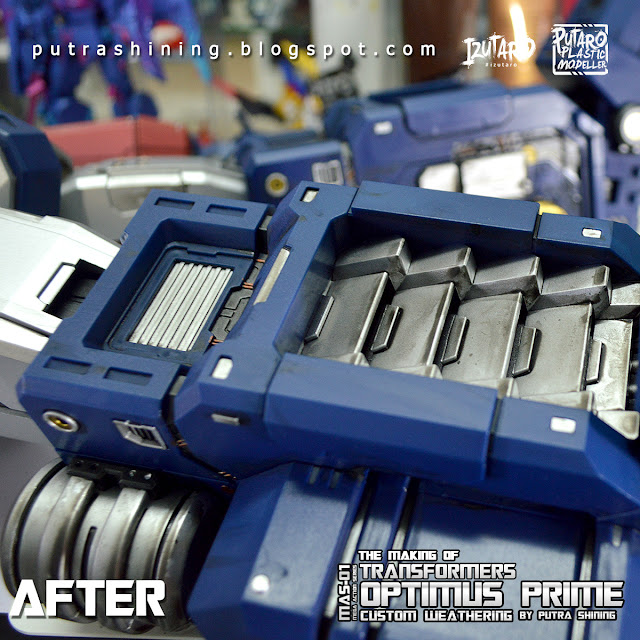 The Making Of Transformers Optimus Prime | MAS-01 Mega Action Series 18" | Customize Weathering by Putra Shining