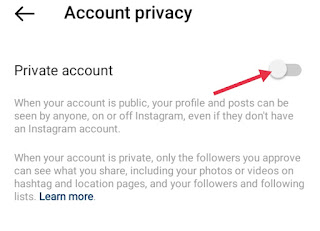 Instagram Account Private Kaise Kare