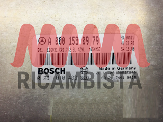 0281010433 A0001530979 Mercedes Vito 2.2 centralina motore Bosch