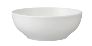 Mainstays Glazed White Stoneware Round Dinner Bowl, 6.1”