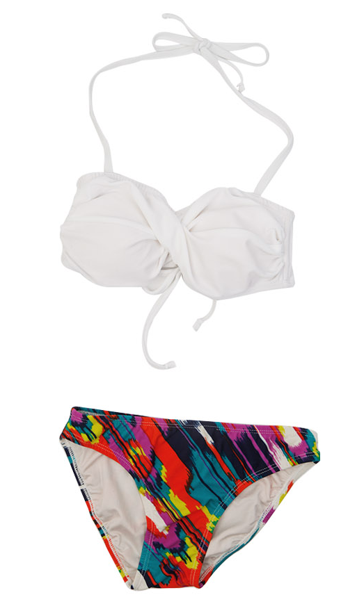 Multicolored Bikini Set