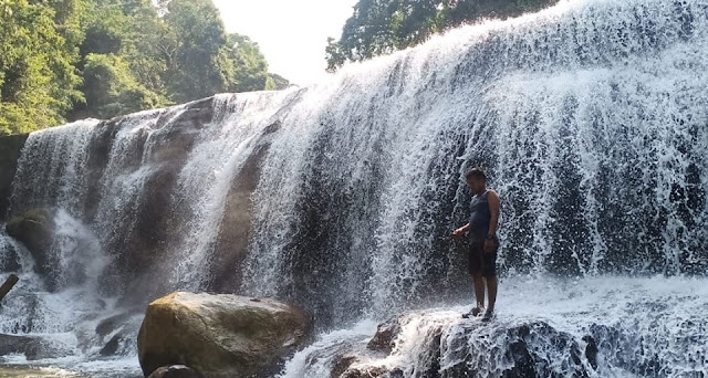 Sangka Pane Waterfall, Menawan Waterfall behind the Aceh Tamiang Hills