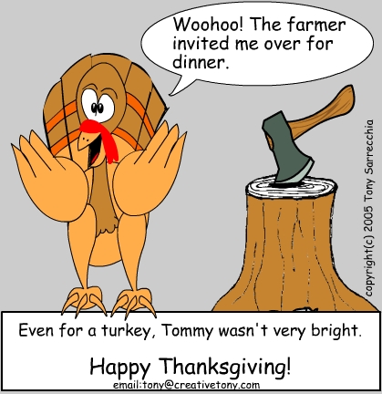 Happy thanksgiving cartoon