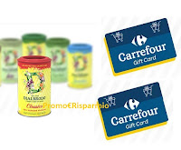 Concorso Carrefour : vinci con Dialbrodo gratis 20 card da 50€