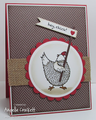 Stampin Up Hey Chick, Card Designer Angie Crockett