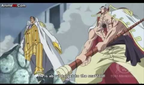 11. One Piece 1055 Shirohige vs kizaru