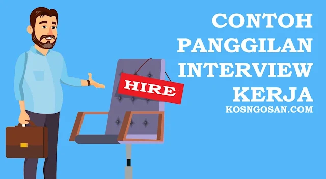 Contoh Panggilan Interview Kerja via Email