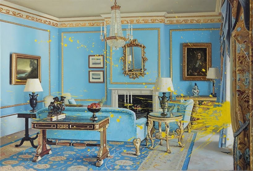 Pinturas tradicionales de Lino Lago misteriosamente reveladas debajo de capas de color