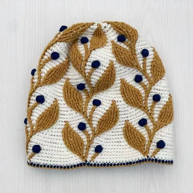 Embossed Cable Hat Pattern