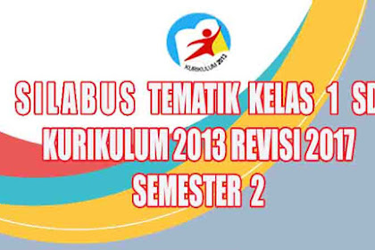 Silabus Tematik Kelas 1 Sd Semester 2 Kurikulum 2013 Revisi 2017