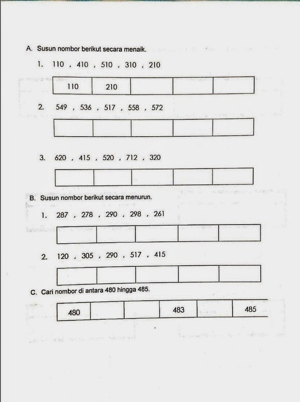 Kelas Tuisyen & Iqra': MATEMATIK TAHUN 2