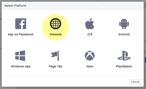 Creating Facebook App