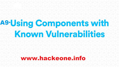 A9 Using Components with Known Vulnerabilities