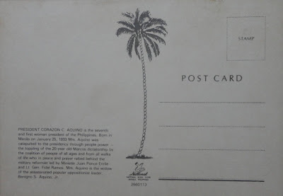 Corazon Aquino postcard