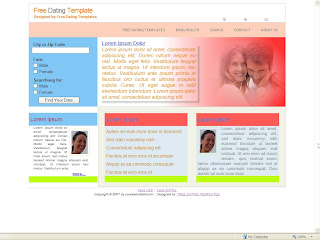 dating website template