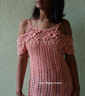 OFF THE SHOULDER TOP (5) - a free crochet pattern from Sweet Nothings Crochet