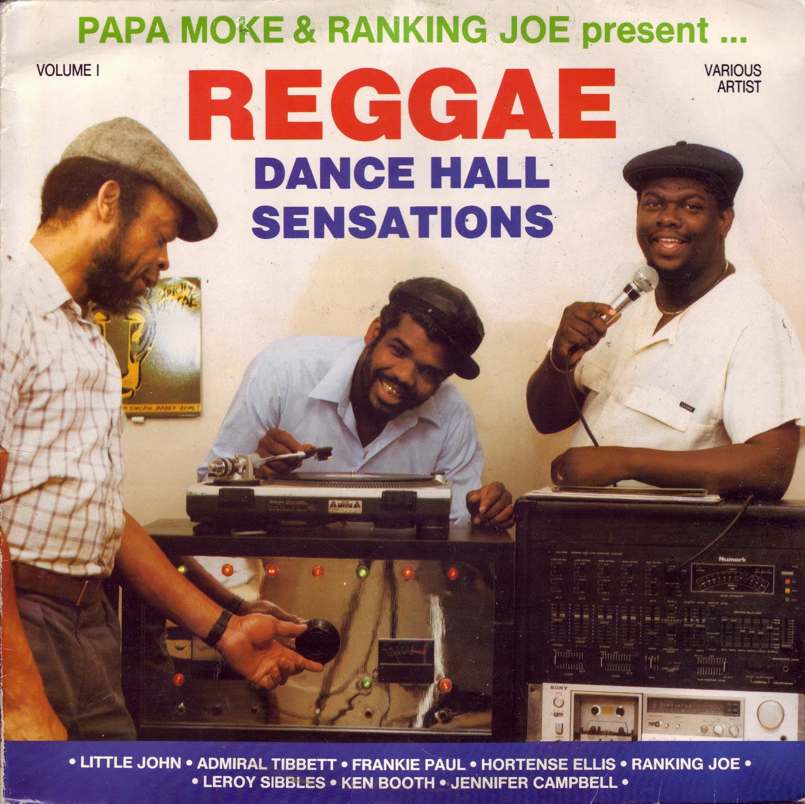 reggae dance hall sensations (papa moke lp)