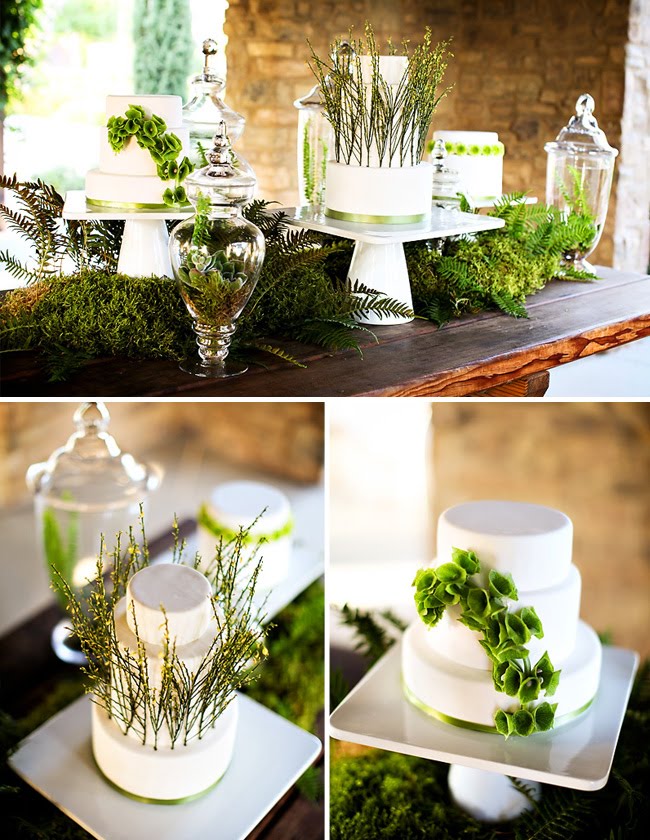 Inspiration Green Fresh Wedding Decorations