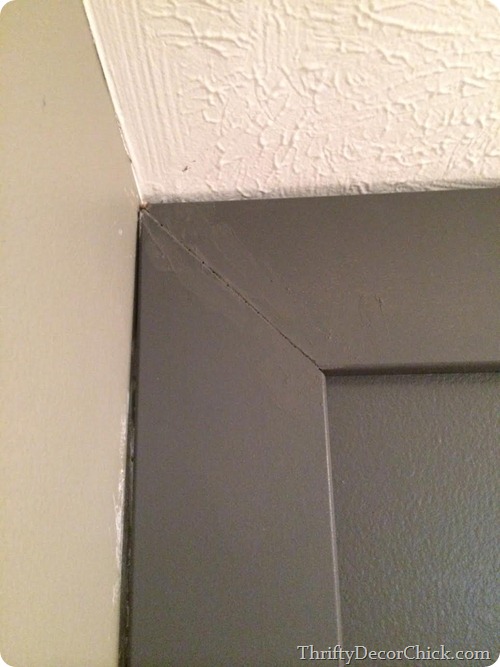 mitered corners