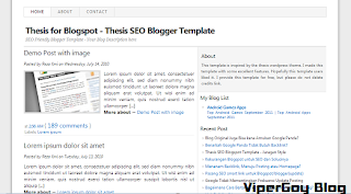 Thesis SEO Blogspot Template