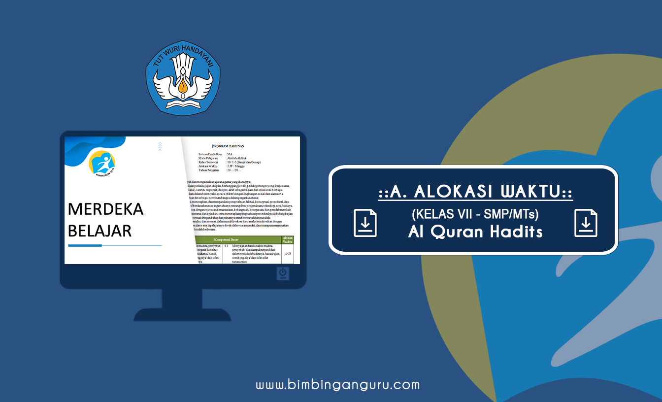 Analisis Alokasi Waktu Al Quran Hadits Kelas VII K13 2022/2023 Revisi (Terbaru)