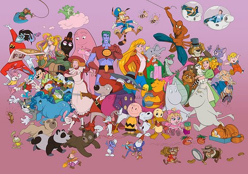 90s nickelodeon cartoon characters. Cartoon characters from the past are 