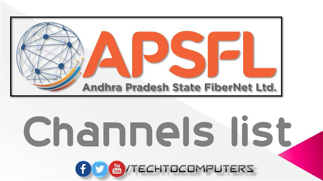 AP FIBERNET CHANNELS LIST