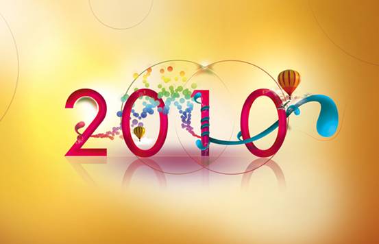 Trik SEO HAPPY NEW YEAR 2010 WITH WALLPAPER