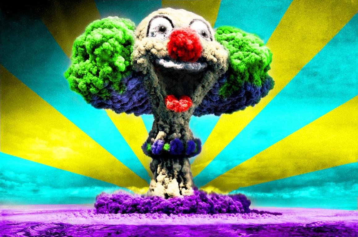 Atomic Bomb Mushroom Clown HD Wallpapers | Epic Desktop Backgrounds